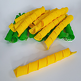 Бігуді для волосся спіральні з гачком 18 шт Hair WavZ, набір для завивки локонів і кучерів, чарівні бігуді, WZ-15, фото 5