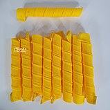 Бігуді для волосся спіральні з гачком 18 шт Hair WavZ, набір для завивки локонів і кучерів, чарівні бігуді, WZ-15, фото 6