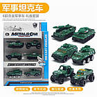 Набір металевих машинок — 6 іграшок, фото 4