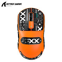 Бездротова мишка ATTACK SHARK X3 Orange | Сенсор PAW3395 | 65 годин акум