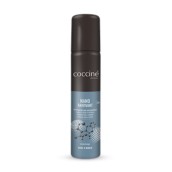 Спрей фарба Чорна Кочині для нубуку та замші COCCINE NANO RAVVIVANT 75мл, фото 4