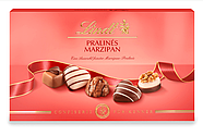 Шоколадні цукерки праліне з марципаном Lindt Pralines 125 г. Швейцарія, фото 3