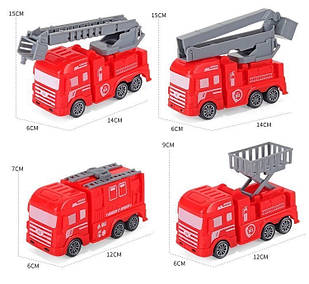 Набір машинок пожежник, пожежно-рятувальний набір