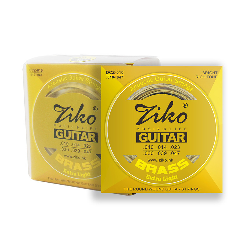 Струни Ziko Extra Light Special DCZ-010 (.010/.047) Brass (латунь)