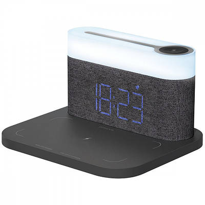 Нічник із Бездротовим Заряджанням Proove Day&Night dark gray