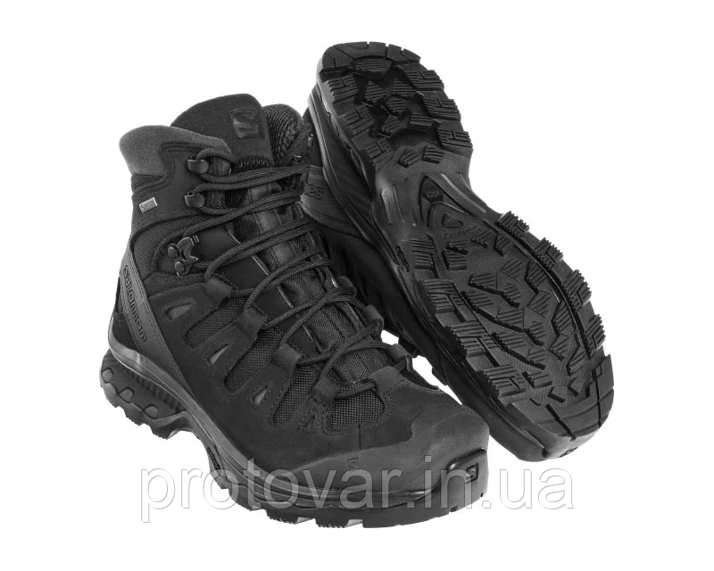 Оригінальні черевики Salomon Quest 4D MID GTX Forces 2 EN — Black берці соломон квест 4 чорні