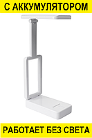 Настільна лампа з акумулятором 9 Вт біла Enerlight VEGA 9 Вт 3000-6000 K, складана, заряджається, світильник