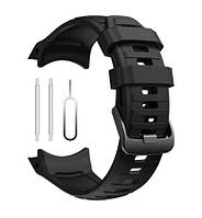 Ремінець для Garmin Instinct 2X Solar Гармин Инстинкт 2X Солар (чорний)