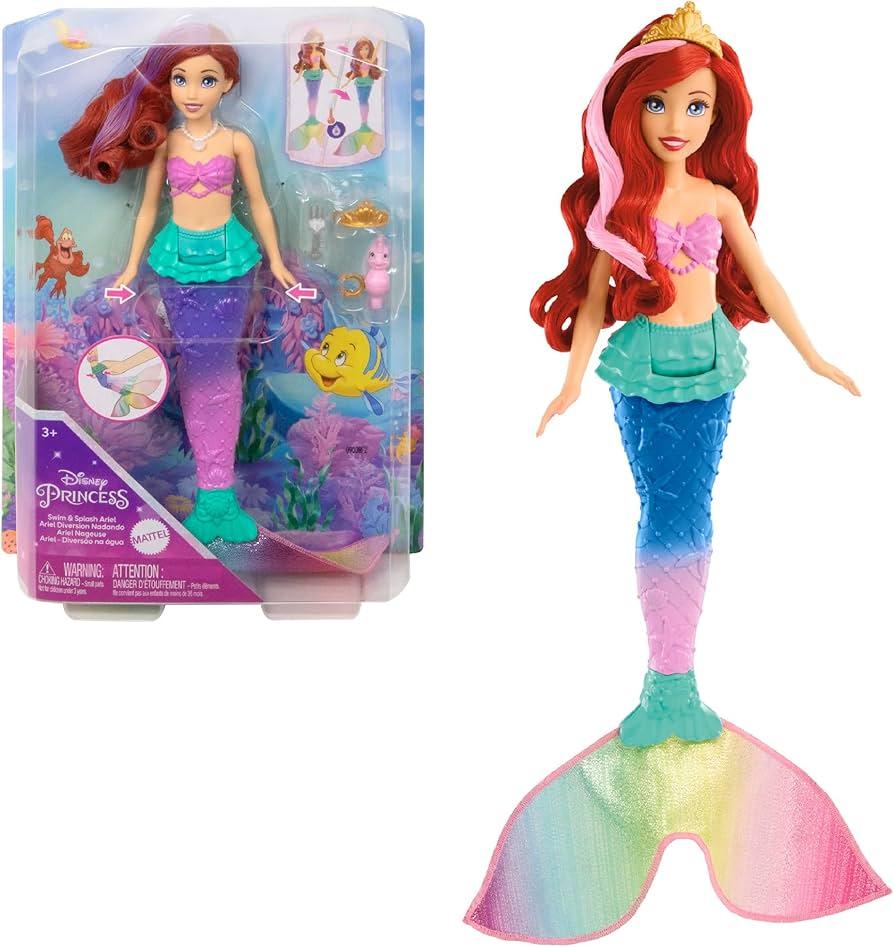 Лялька-русалонька Аріель "Кольорові ефекти" Disney Princess, фото 1