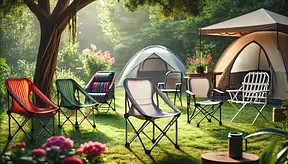 Стільці туристичні складні, садові стільці