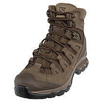 Черевики Salomon Quest 4D MID GTX Forces 2 Earth Brown чоловічі тактичні берці соломон кветг на мембрані, фото 6