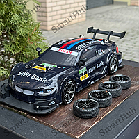 Дрифт машинка BMW на радіокеруванні 40 км/год Чорна. Машинка для дрифту БМВ на радіоуправлінні. На пульті, акумуляторі