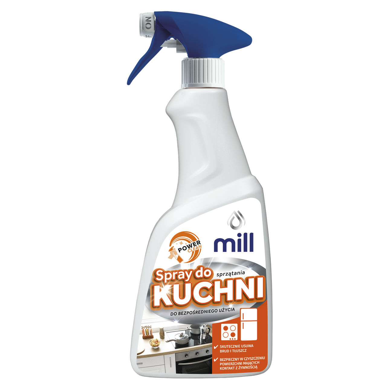 Спрей для чищення кухні 555 мл, ТМ MILL Clean