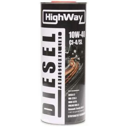 Олива HIGHWAY 10w40 СI-4/SL 1л