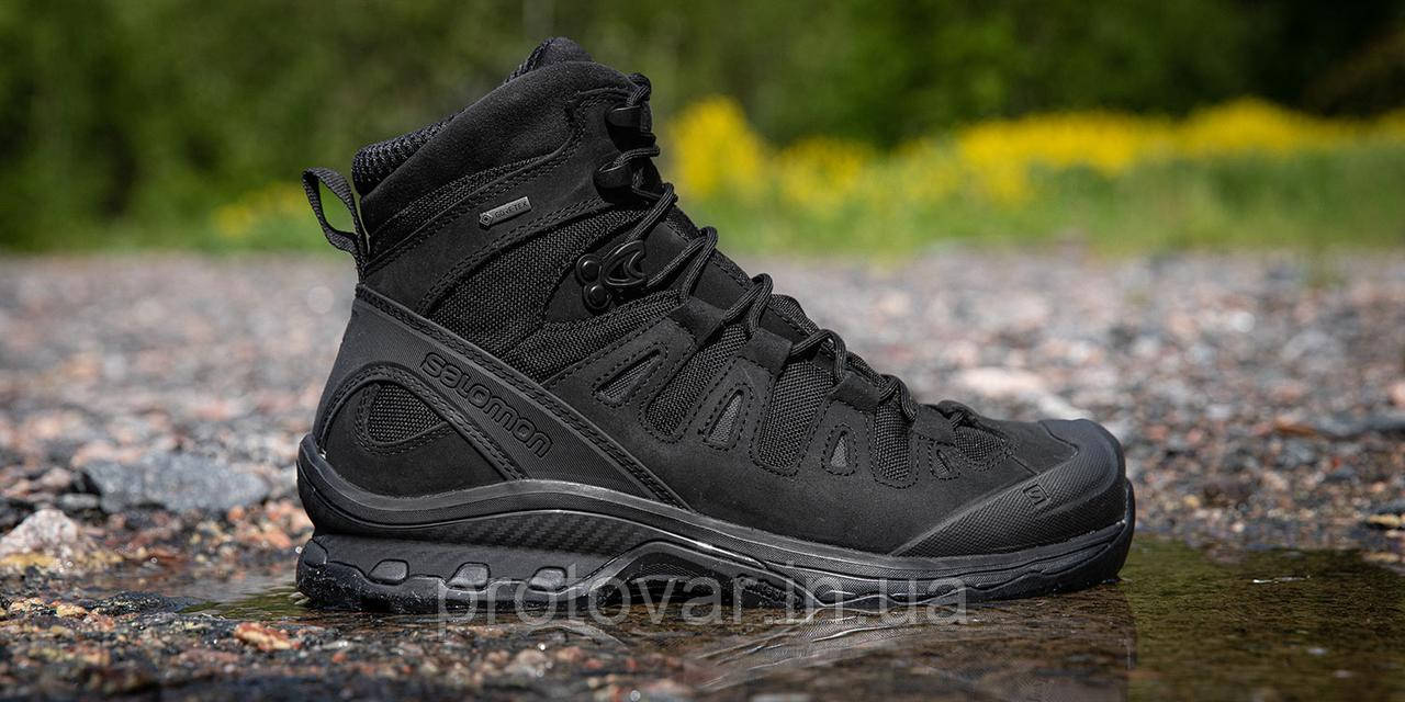 Оригінальні тактичні тактичні берці Salomon Quest 4d notx forces 2 en black, черевики соломон квест 4 чоловічі