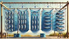 Сітки для сушіння риби