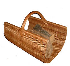 Набір плетених кошиків з лози для каміна з 2шт. Арт.200-2, фото 3