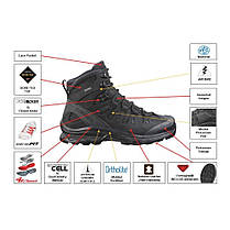 Оригінальні тактичні тактичні берці Salomon Quest 4d notx forces 2 en black, черевики соломон квест 4 чоловічі, фото 4