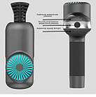 Перкусійний масажер для тіла та м'язів, ручний пістолет Booster Lightsaber LS Mini, фото 2