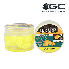 Кукурудза GC G. Carp Pop-Up Triple Flavored (18шт) Sweetcorn (Солодка кукурудза)