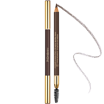 Олівець для брів Yves Saint Laurent Dessin Des Sourcils Eyebrow Pencil 2 Dark Brown без коробки 1.3 г
