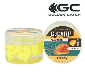 Кукурудза в діпі GC G.Carp Pop-Up Triple Flavored (18шт) Honey (мед)