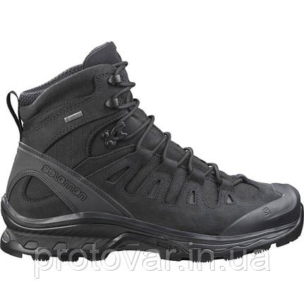 Черевики Salomon Quest 4D MID Forces 2 EN — Black, чорні тактичні берці соломон квест 4д саломон, фото 1