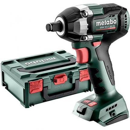 Акумуляторний ударний гайковерт Metabo SSW 18 LT 300 BL каркас MetaBox 602398840, фото 1