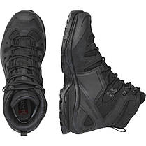 Черевики Salomon Quest 4D MID Forces 2 EN — Black, чорні тактичні берці соломон квест 4д саломон, фото 5