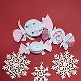 Набір Цукерки Брошка + дві резиночки Цукерка Конфета Конфетка Конфетки Новогодние резиночки Новорічні цукерки, фото 3