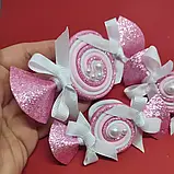 Набір Цукерки Брошка + дві резиночки Цукерка Конфета Конфетка Конфетки Новогодние резиночки Новорічні цукерки, фото 4