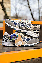 Зимові Чоловічі Кросівки Asics Gel-Sonoma 15-50 Gore-Tex / Асікс Гел-Сонома 15-50 Гор Текс Сині з Бежевим, фото 5
