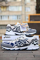 Зимові Чоловічі Кросівки Asics Gel-Sonoma 15-50 Gore-Tex / Асікс Гел-Сонома 15-50 Гор Текс Сині з Бежевим, фото 4