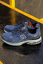 Зимові Чоловічі Кросівки New Balance 2002R Protection Pack GTX Blue/ Нью Беланс 2002Р Протекшн Пак ГТХ Сині, фото 3