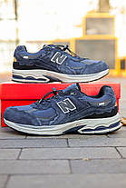 Зимові Чоловічі Кросівки New Balance 2002R Protection Pack GTX Blue/ Нью Беланс 2002Р Протекшн Пак ГТХ Сині, фото 4