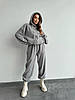 Жіночий костюм у стилі оверсайз із двостороннього флісу дуже теплий, фото 4