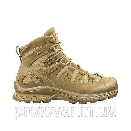 Черевики Salomon Quest 4D MID Forces 2 — Coyote, чоловічі тактичні берці соломон квест 4 койот, фото 1