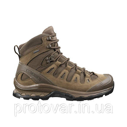 Тактичне взуття Salomon Quest 4D MID Forces 2 — Earth Brown, взуття військове salomon quest 4 ссу, фото 1