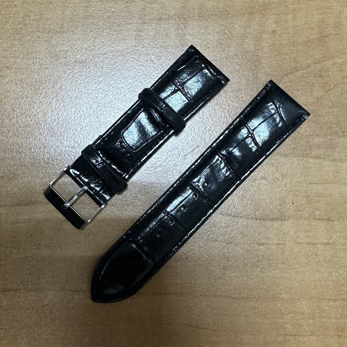 Besta Ремінці до годинника Ремінець з екошкіри чорний розмір 22