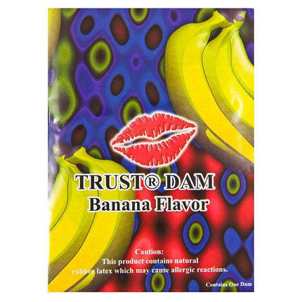 Латексна серветка Latex Dental Dams Banana 1 шт., фото 1