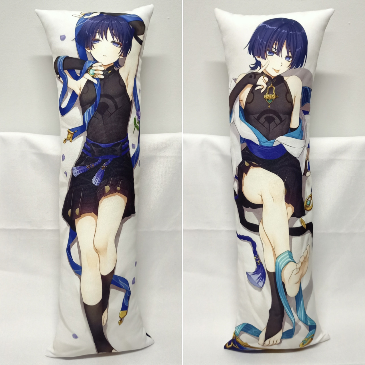 Дакімакура Геншин Імпакт Скарамучча (54см х 18см) / Подушка Genshin Impact, фото 1