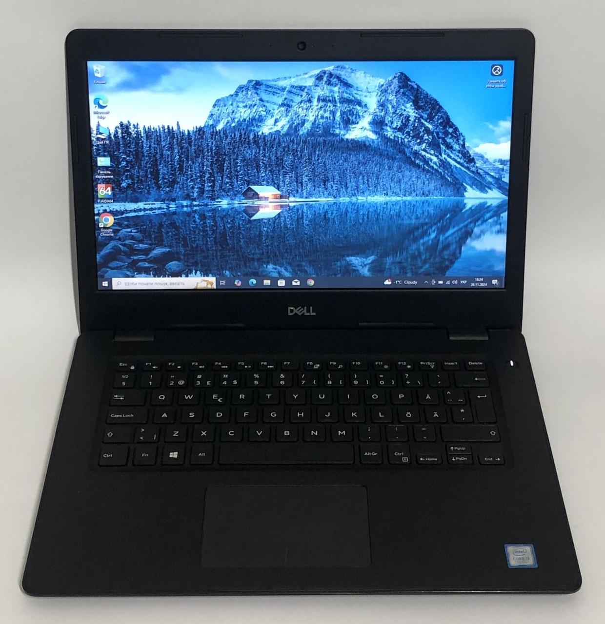Б/в Ноутбук Dell Latitude 3490 14" 1366x768| Core i3-7130U| 8 GB RAM| 256 GB SSD| HD 620