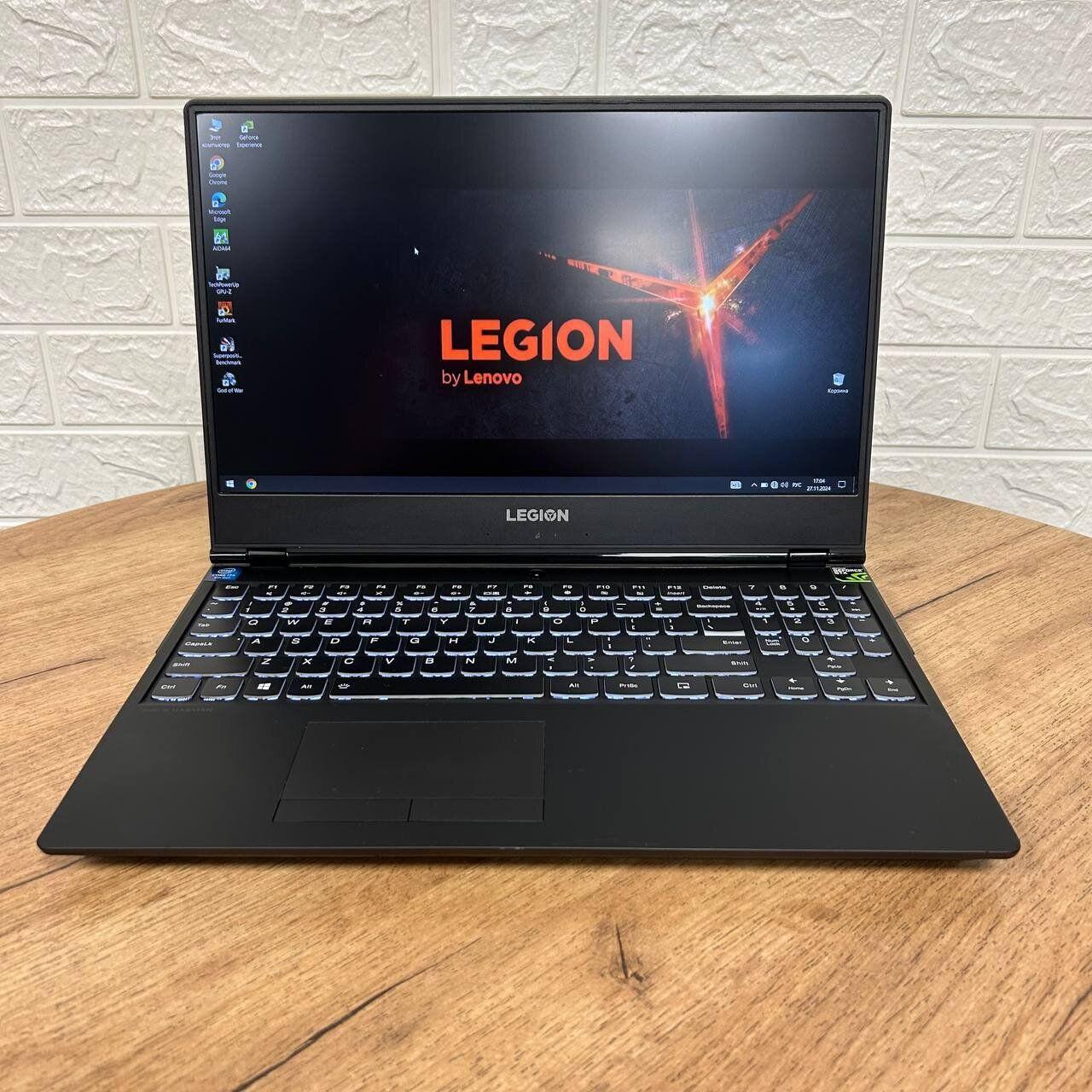 Б/в Ігровий ноутбук Б-клас Lenovo Legion Y530-15ICH 15.6" 1920x1080| i7-8750H| 16GB RAM| 256GB SSD+1000GB HDD| GTX 1050 Ti 4GB
