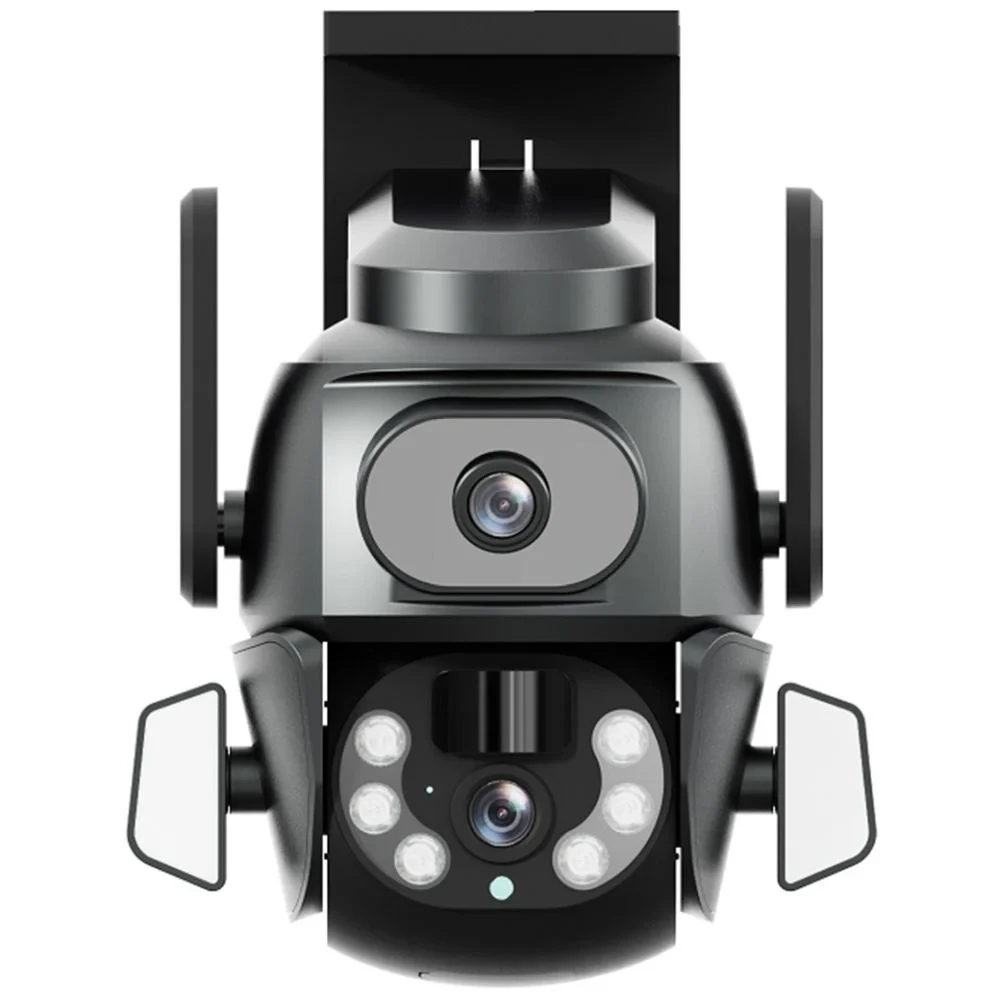 IP PTZ-відеокамера з WiFi 4Mp (2*2Mp) Light Vision VLC-9692WI10ZL f=4+8mm, ІЧ+LED-підсвічування, з мікрофоном (75-00205)