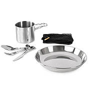Набір посуду GSI Outdoors Glacier Stainless 1 Person Set (61381)