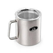 Термогорнятко GSI Outdoors Glacier Stainless 15Fl.Oz. Camp Cup, металік (63250)