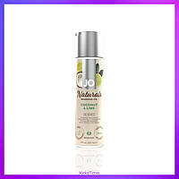 Масажна олія з натуральними ефірними оліями Кокос та Лайм, JO Naturals Massage Oil Coconut&Lime 120 мл