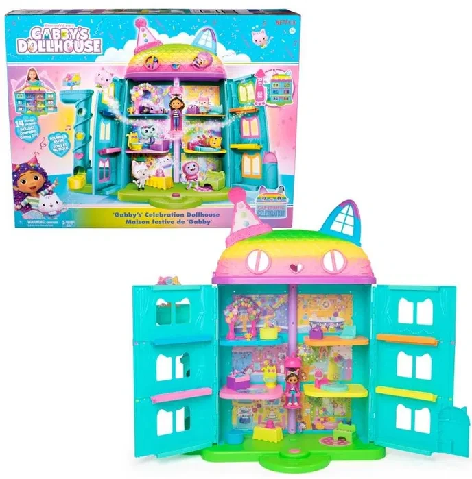 Ляльковий будинок Gabby's Dollhouse Purrfect Dollhouse Rainbow, фото 1