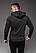 Чоловіча кофта на блискавці, з капюшоном RA 0544, фото 3