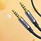 Аудіо кабель UGREEN 3.5mm 4-Pole M/M Audio Cable Alu Case 1m, фото 6